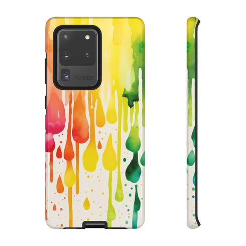 Rainbow Spring Showers - Impact Resistant Phone Case